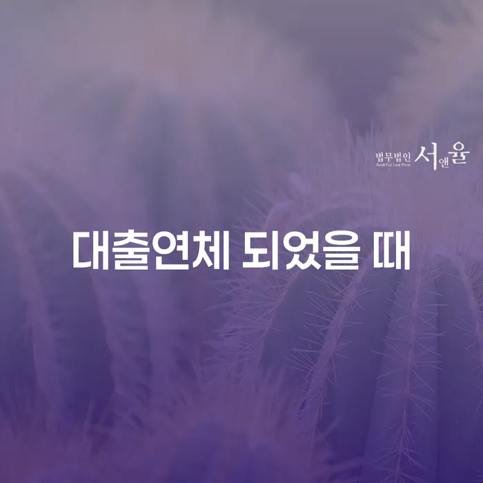 세종시 대출 연체 시 개인회생으로 현명하게 정해지는