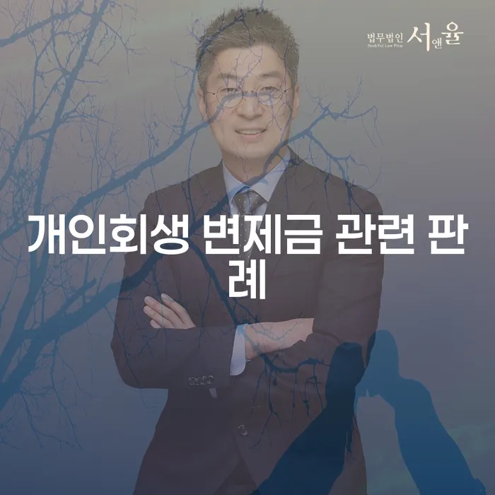 개인회생 변제금 관련 판례는 어떤 의미를 가질까요?