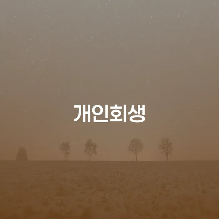 청구동개인회생의 필요성과 절차