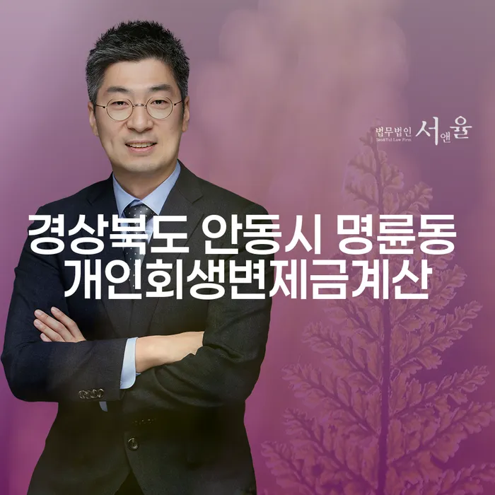 경상북도 안동시 명륜동에서 개인회생 변제금 계산, 어떻게 해야 할까요?